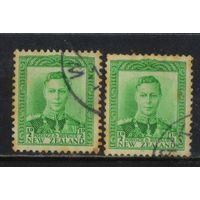 GB Доминион Новая Зеландия 1938 GVI Стандарт #236