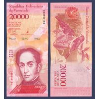 Венесуэла, 20000 боливаров 2017 г., P-99c, UNC