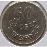 Польша 50 грошей 1949 г. Медно-никель. В холдере