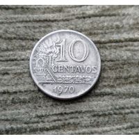 Werty71 Бразилия 10 сентаво 1970