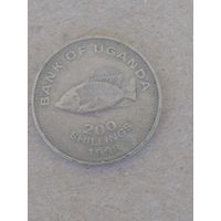 Уганда. 200 шиллингов 1998
