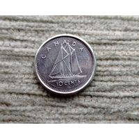 Werty71 Канада 10 центов 2002  50 лет правления Елизаветы Корабль