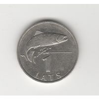 1 лат Латвия 2007 Лот 8692