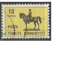 Турция. Конная скульптура в Анкаре. 1967г. Mi#2032.