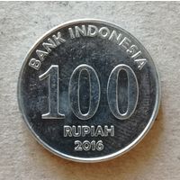 Индонезия 100 рупий, 2016 г., KM# 71, ю