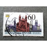 Марка Германия 1990 год 2000 лет Шпайеру