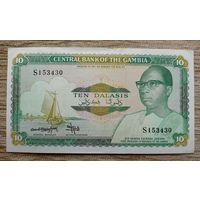 Werty71 Гамбия 10 даласи 1987 аUNC банкнота