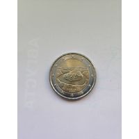 2 евро Германия. Юбилейная. Саарленд.