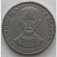 Доминикана (Доминиканская Республика) 5 сентаво 1981 г.