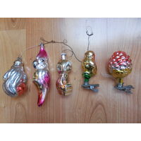 Ёлочные игрушки СССР