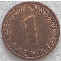 Германия 1 пфенниг 1982 г. D