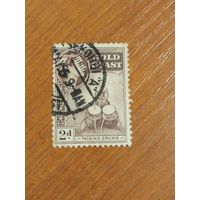 1952 британская колония Золотой Берег музыкант искусство культура королева (4-1)