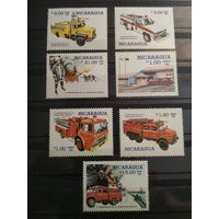 Никарагуа 1985 г. Пожарные автомобили.