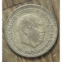 5 Песет Испания 1963г.