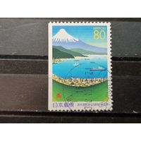 Япония, 1999. Порт в заливе Суруга. Mi-1,4 евро гаш.