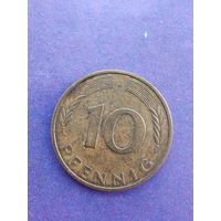 Германия ФРГ 10 пфеннигов 1985 J