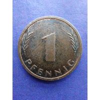 Германия ФРГ 1 пфенниг 1996 J