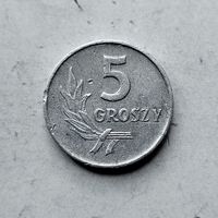 5 грошей 1970 года Польша. Народная Республика. Монета пореже! Достойный сохран!