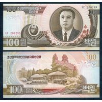 Северная Корея (КНДР) 100 вон 1992 год, UNC