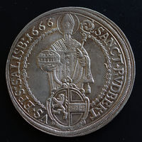 Thaler_1666_Salzburg_aUNC