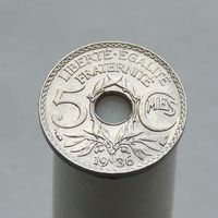 Франция 5 сантимов 1936