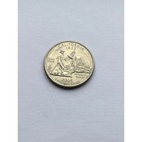 25 центов 2005 г. Калифорния, США