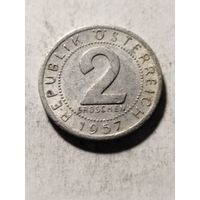 Австрия 2 гроша 1957