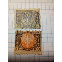 Марка  Польша 1921