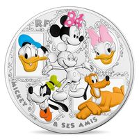 50 Евро 2018 "Микки и друзья" - 5 унций тираж 500 шт