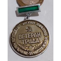 Значок " Ветеран труда "