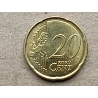 Германия 20 евроцентов, 2019 "F". (U-обм)