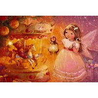 Открытка чистая 10х15 см. Художница Екатерина Бабок