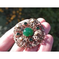 Старая винтажная брошь
