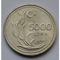 Турция, 5000 лир 1994 г.