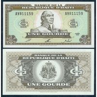 Гаити 2 гурда 1992 год, UNC