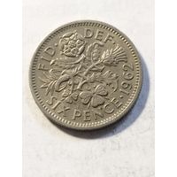 Великобритания 6 пенсов 1962