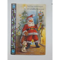 Голандия с новым годом 1990-е  10х15 см