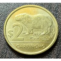 Уругвай 2 песо, 2024     ( 1-2-1 )