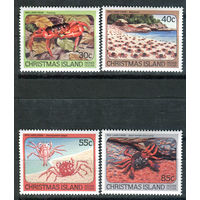 Рождественские острова (о-в Рождества) - 1984г. - красные крабы - 4 марки - полная серия, MNH [Mi 183-186]. #4-B6-Z-1-1