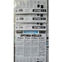 Leuchtturm S5, S6 Optima листы для банкнот двухсторонние на 5 и 6 (10 и 12 ячеек)! Целая пачка 10 шт! Германия, Лёйхтурм, Leuchtturm! ВОЗМОЖЕН ОБМЕН!