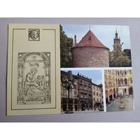 ПОРОХОВАЯ БАШНЯ ВО ЛЬВОВЕ.(1554-1556).черная каменица на площадеРЫНОК ВО ЛЬВОВЕ