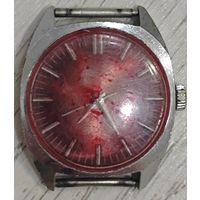 Часы Ракета СССР 2609НП. Красный цифер. На ходу. Нечастые