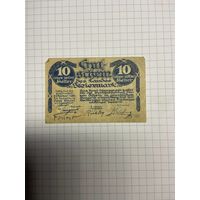 10 геллеров (нотгельды) Австрия.-2512-3