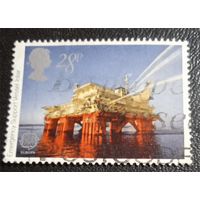 Лот 221 Великобритания (1983) Марка по программе Европа. Судно аварийной поддержки на нефтяном месторождении
