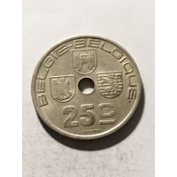 Бельгия 25 сентим 1938