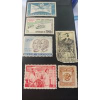 Марки почтовые коллекция 456 штук, 50-60 гг