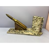 Старт с 1 рубля ! Карандашница камень оникс ? Смотрите другие лоты много распродаж!!!