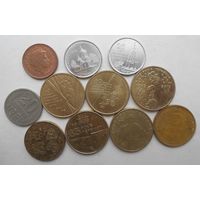Монеты набор из 11 монет