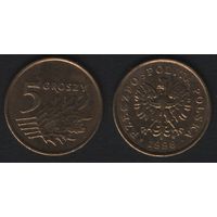 Польша y278 5 грош 1998 год (mw) (_alb2