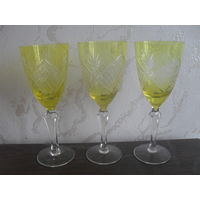 Фужер хрустальный,19.5 см.3 шт.